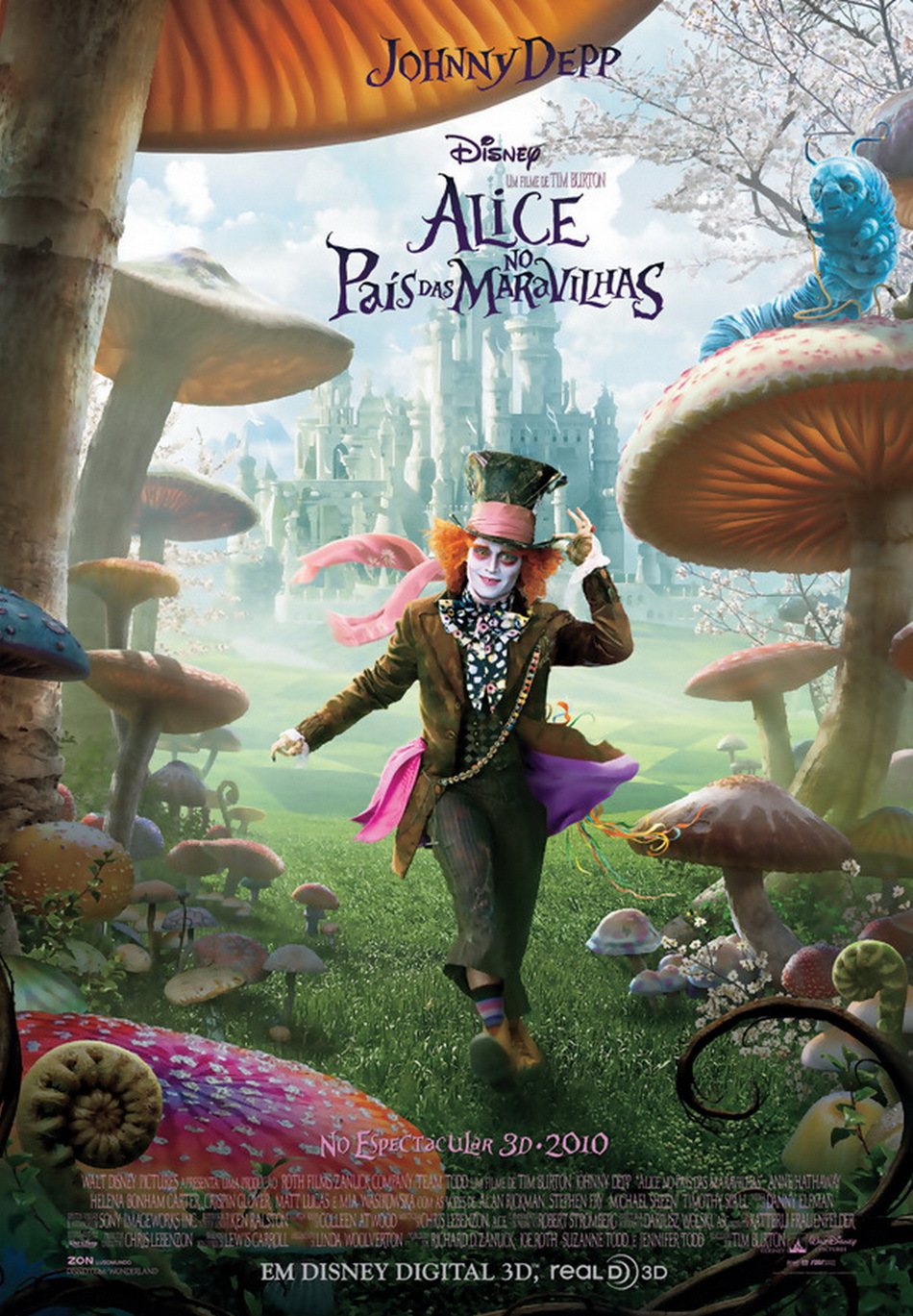 Alice no País das Maravilhas (2010), Dublapédia